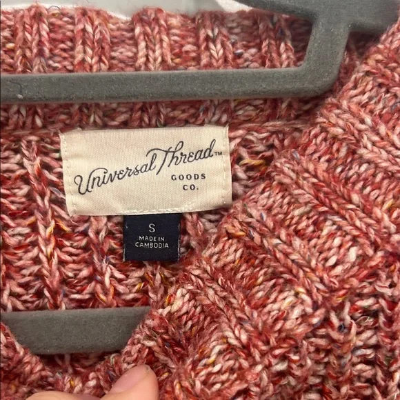 Universal Thread Red Marled Turtleneck Sweater - Picture 2 of 3